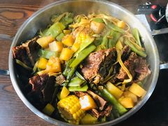 内蒙焖面-内蒙焖面大盆骨餐馆(山大路店)