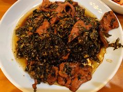 咸菜炒猪肝-双塔老饭店