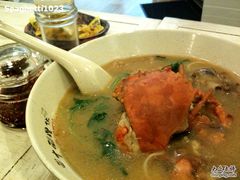膏蟹汤面&nbsp;-十面欢腾·海鲜面·台式Bistro(长乐路店)