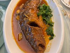 秧草蒜子烧鮰鱼-清真马祥兴菜馆(云南北路店)