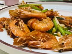葱爆大虾-丁老爷子苏香圆