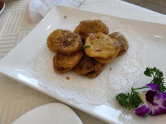 椒盐藕夹-怡园饭店-餐厅(四望亭店)