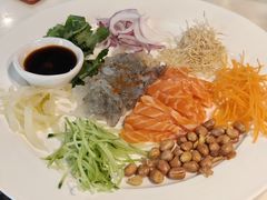 生捞三文鱼拼虾生-潮人姐妹轩(海宁路店)