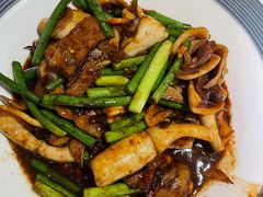 五花肉炒笔管-吕氏疙瘩汤·私家菜馆(慈云寺店)