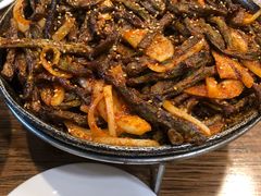 烤豆角-味之朝·烤盘牛肉·松兰拌饭
