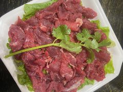 鲜嫩牛肉-黔府豆米火锅野菜馆(南马店)