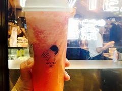 满杯红柚-喜茶(上海正大广场店)