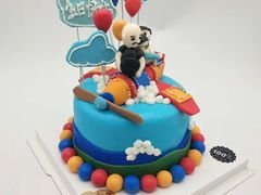 -卡比儿童蛋糕·心意定制·低脂零卡糖动物奶油FancyBALLOON(滨海店)