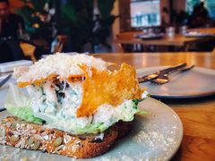 烤鸡沙拉开放三明治-BOR Eatery(安福路店)