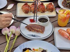 -七的湖·晚芳亭·阳澄湖农家菜·大闸蟹(莲花岛店)