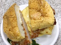 猪扒蛋菠萝包-沙溪兄茶餐厅