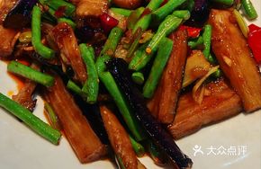 Eggplant and String Bean Stir-fry