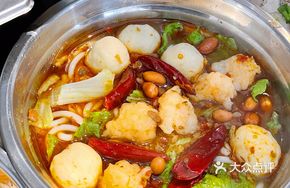Spicy Shrimp and Fish Ball Noodle Soup