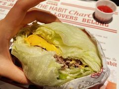 火烤牛肉特堡&nbsp;换生菜-The Habit Burger Grill 哈比特汉堡(复兴soho店)