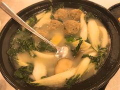 手打牛丸煲淋奶白菜-岭南海晏楼(滨江东总店)
