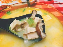 鸡汤小白菜煮豆腐-西贝莜面村(镇江苏宁广场店)