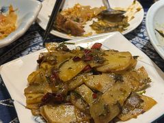 酸腌菜炒土豆片-滇道云南特色料理(康定路店)