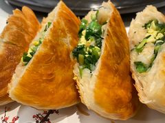 脆皮大虾仁韭菜盒-海味当家·蒸锅海鲜(中山广场创始店)