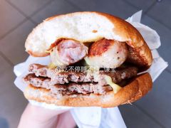 不素之霸双层牛堡套餐-麦当劳(七宝乐购店)