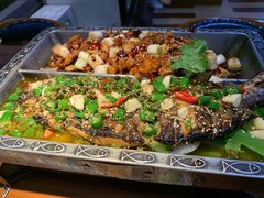 宫保鸡丁烤鱼（清江鱼/斤）-锦尚阁烤鱼(望京新荟城店)