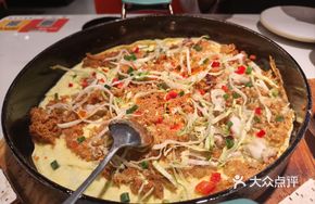 Crab Roe Squid Stir-fried Oyster Cake