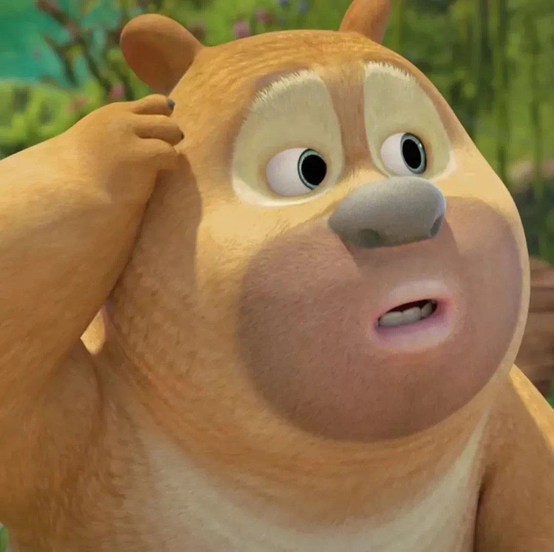 好喜欢熊二啊,从小到大都特别喜欢熊二又觉得他特别可爱,然后呢他还是