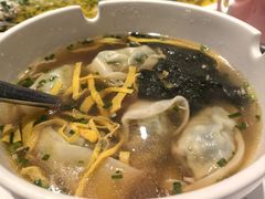 汤荠菜肉馄饨-玫瑰厅上海菜(兴国路店)