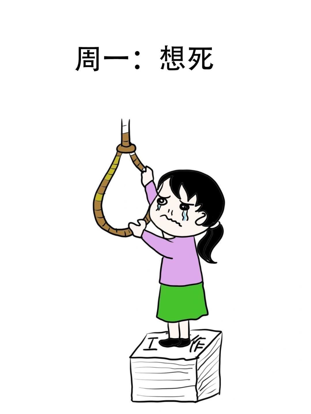 当代年轻人一周精神状态!