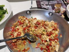 干锅蛋香花猪肉-时间仓(月湖公园店)