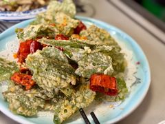炸桑叶-何炜小炒