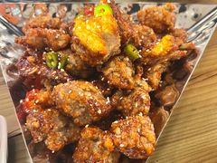 江原道炸鸡-弘彩英·烤牛舌·年糕火锅(蓝色港湾店)