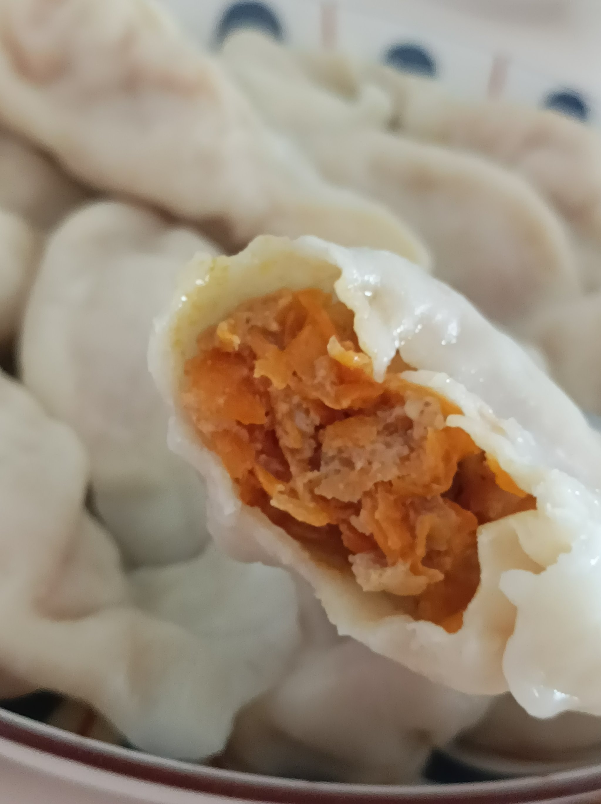 胡萝卜馅水饺图片