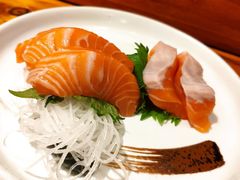 三文鱼生鱼片-百步拉面