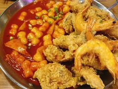 必点炸鸡翅配年糕-HOTISLAND海鸡岛·韩国料理(江南西店)