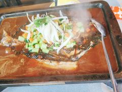 酱香烤鱼-探鱼·鲜青椒爽麻烤鱼(中天广场店)
