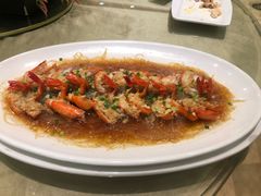 蒜蓉丝瓜开片虾-金时代顺风大酒店(协泰店)