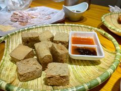 干炸臭豆腐-丁记盐蘸牛肉·新杭菜(河东路店)
