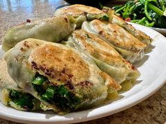 韭菜虾仁锅贴-金谷园饺子馆(北邮总店)