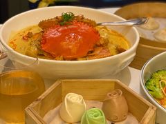 黄金酱烹蟹膏配五彩馒头-富力丽思卡尔顿酒店·丽轩中餐厅