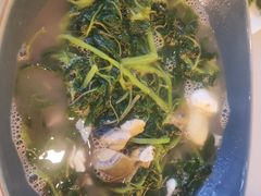 双蛋上汤浸时蔬-汤臣·空中餐厅·严选粤菜(石湾世博广场店)