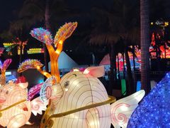 -欢乐海岸椰林沙滩-2025湾区超级灯会