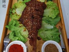 烤羊腿-嘉峪关烧烤吧(万科店)