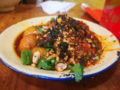虎皮鹌鹑蛋-拈签一笑黄牛肉辣卤串串