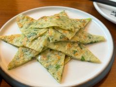 野菜煎饼-如轩·海鲜砂锅粥·潮汕菜(一品天下店)