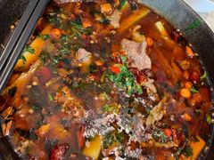 水煮黄牛肉-禾悦庄餐厅