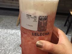 奶酪红草莓-LELECHA乐乐茶(上海五角场万达广场店)