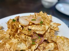 煎笋脯干贝炒虾仁-旧款宁波饭店(华敏世纪广场店)