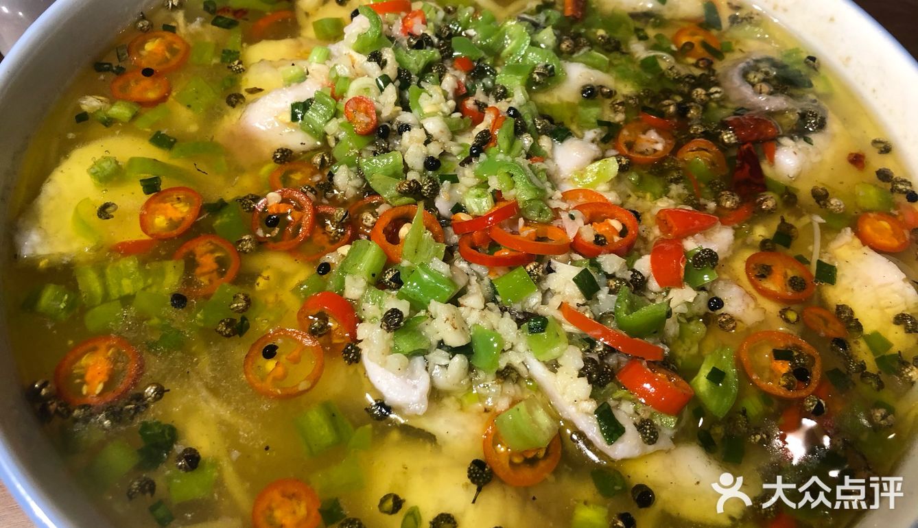 清香花椒鱼麻麻的鱼片味道不错赞