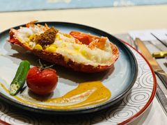 铁板鲜活龙虾佐甜玉米芝士白酱-LH TEPPANYAKI铁板烧(陆家嘴店)