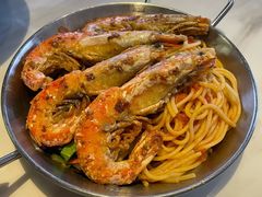 蒜香黄油阿根廷大红虾-SimplyTimes鎏金食堂